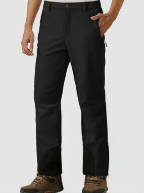 NWT MAGCOMSEN Men’s Hiking Pants M 30 Black Outdoor Travel Stretch Utility